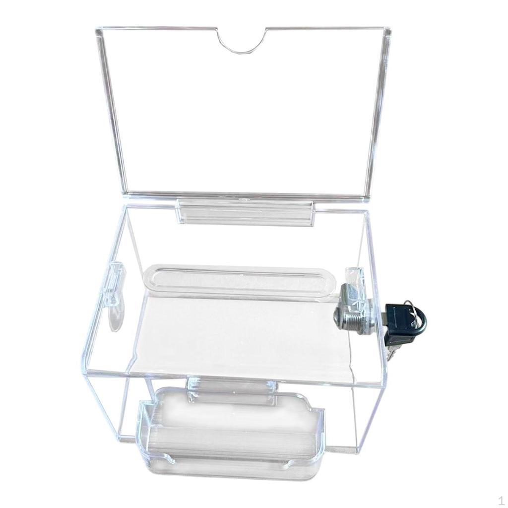 Acrylic Comment Box for Business Cards and Donations At Reception Tables