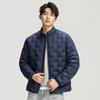 Mens Mid-Length Down Jacket Winter Thick Stand Collar Light Warm Coat 85-90% Content