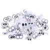 Large Mixed Packaging Cartoon Eyes Black Eyes White Base Plastic Children's Crafts Model Dolls Toys Ornaments AdornmentL