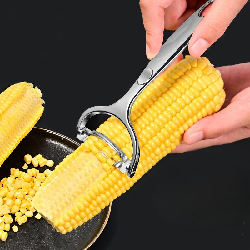 Kuchyňský loupák na kukuřici, Rybářské nerezové struhadlo na kukuřici, Domácí loupák na kukuřici, Ruční mlátička na čerstvou kukuřici
