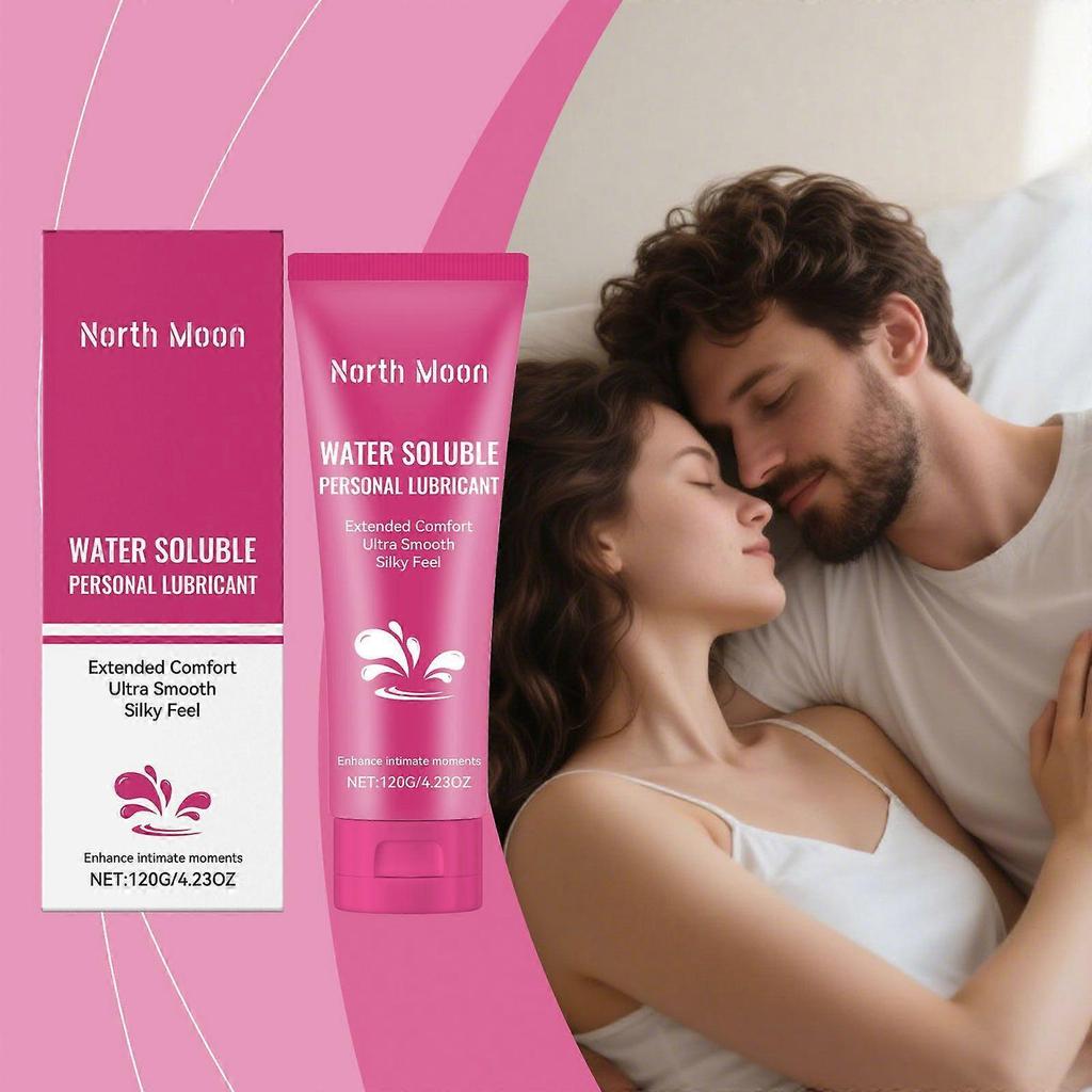 North Moon Silky Smooth Lubricant, Water-Soluble, Easy To Clean, Mild Formula, Adult Care Lubricant