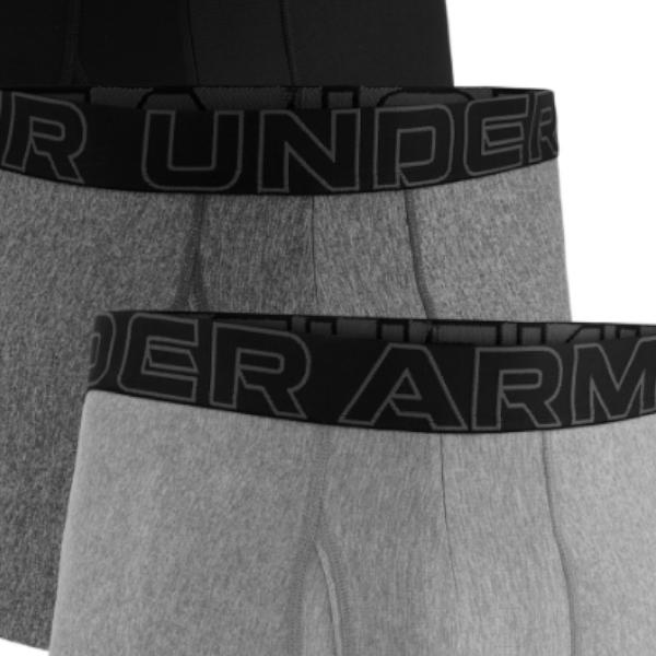 Under Armour Logo Print Slim Fit Boxer Briefs 3 Pack Men underwear 1387418-035