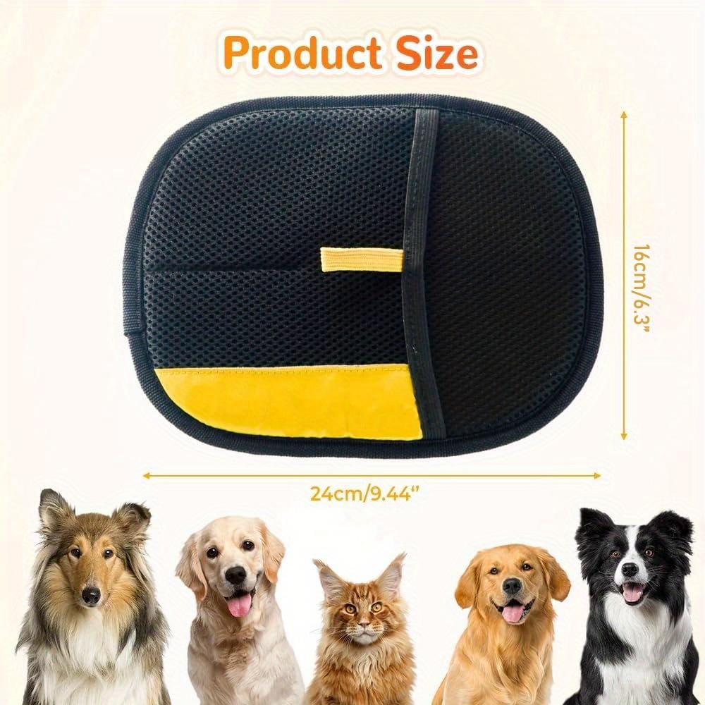 Pet Hair Removal Glove for Cats & Dogs, Efficient Grooming Gloves for Pet Hair, Cat Grooming Gloves for Hair Removal, Reusable Pet Hair Remover Glove