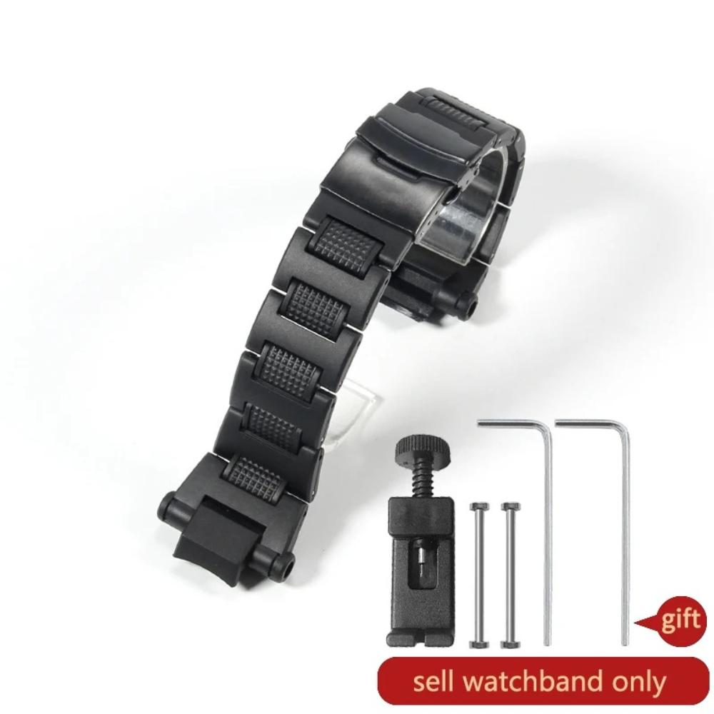 For Casio G-shock Special Convex Interface Fold Buckle Air Fighter Plastic Steel Series GW-A1100 Gw4000 Ga1100 Men Watch Strap