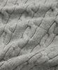 COVERNAT WOMAN Cable Knit Vest Heather Gray