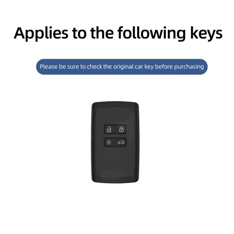 Coprivalvole Nuova Lega di Zinco Copritastiera per Chiave Auto Per Renault Espace 5 Kadjar Koleos Captur Megane 4 Talisman Arkana Dacia Sandero Remo