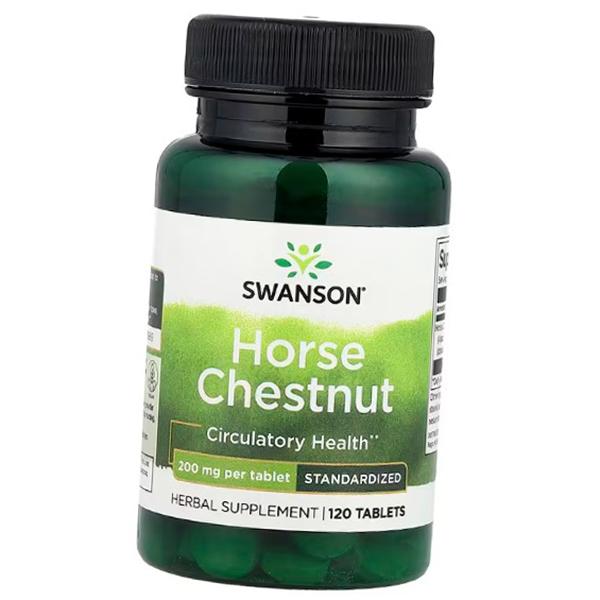 

Horse Chestnut Extract, Horse Chestnut 200, Swanson 120 tabs (71280316) 120tab