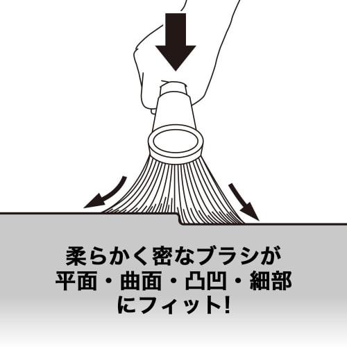 Azuma Azumagic Bathroom Soft Brush, Non-Scratch, for Bathrooms, Floors, and Tiles, Home Cleaning, Professionally Recommended, Bathroom Cleaning Brush,