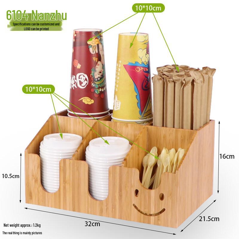 Homeglen Bar Counter Cup Holder & Organizer