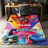 Custom Name Trolls Printed Carpet,Rug for Office Chair Living Room Bedroom Kitchen Room Decor Gifts.