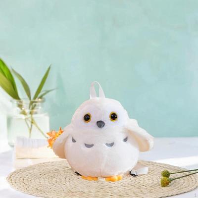Owl Backpack Cute Purse Trendy Casual Plush Bag for Child Teens Pet Lovers Girls