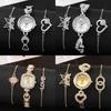 Womens Quartz Wristwatch With Jewelry Buckle For Elegant Gift And Casual Outfits