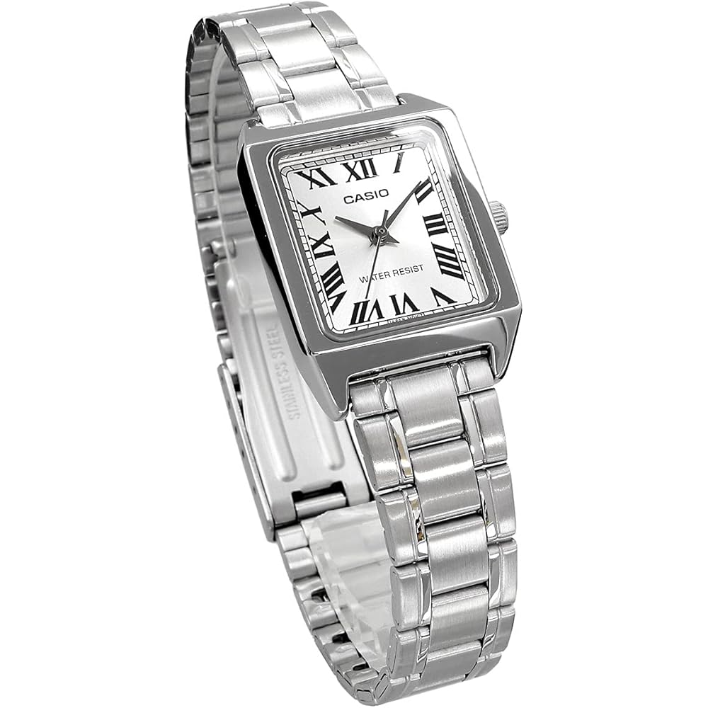 Casio Casio Standard Cheap Casio Women's Quartz Watch Brass Stainless Steel Metal Silver LTP-V007D-7B