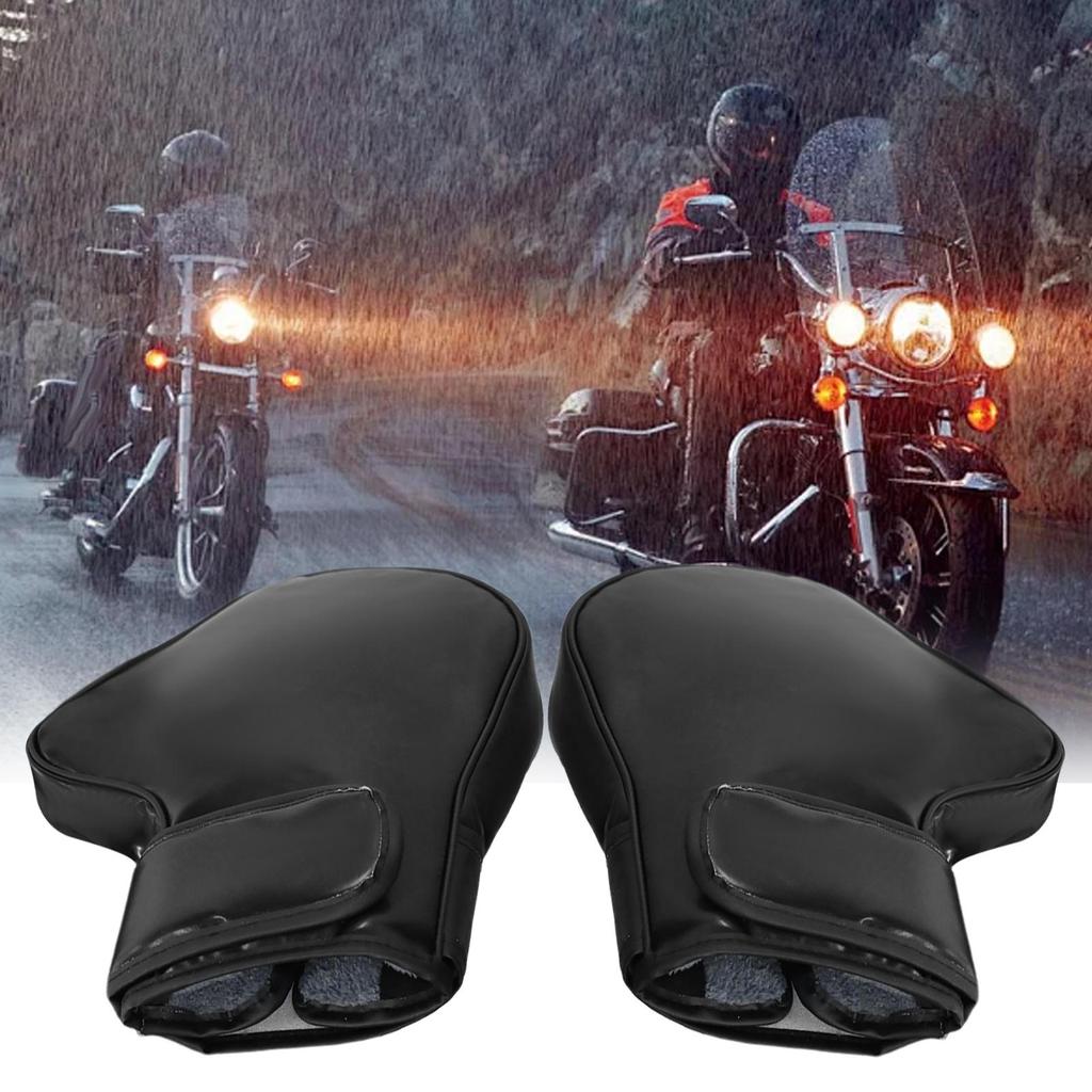 Motorcycle Handlebar Gloves Riding Grip Warm Covers Cycling Grip Warm Protector For Motorcycle Dirtbike Scooter Bike Snowmobile