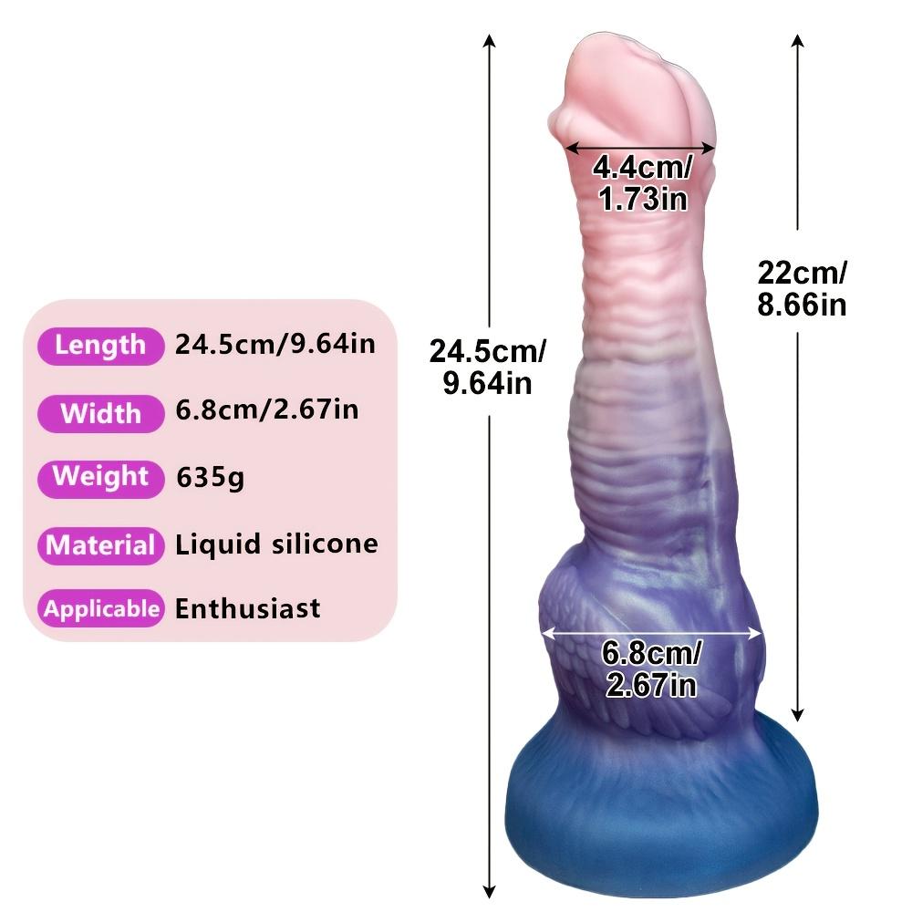Realistic Silicone Dildo, 3 Color Stripe Design, Soft Skin Feel, Strong Suction Cup, Flexible Beginner-Friendly Couples Toy
