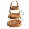 NaJiang European Multi-Tier Rattan Style Fruit & Snack Platter