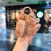 Car Key Case Cover Shell For Honda Civic Car Accessories Cute Bear Keychain, Diamond Car Key Holder