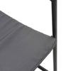 4 Piece Chair Set with Cushions Black and Anthracite Textilene