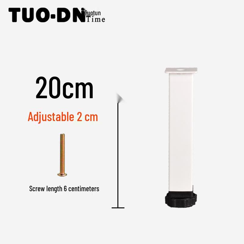 Adjustable Ribbed Bed Frame Support Legs - T-Shaped Accessories
