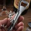 2 In 1 Stainless Steel Red Wine Opener Professional Multifunction Portable Screw Corkscrew Kitchen Bar Tools