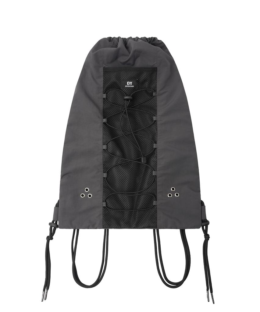 Openyard(Oy) Drawstring Gym Sack - Charcoal