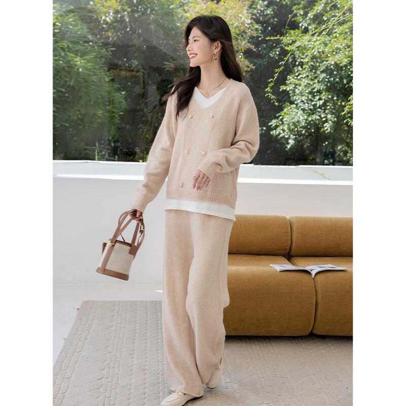 Women's Fashion Knit Sweater and Pants Set