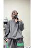 Women's Casual Stand Collar Patchwork Half-Zip T-Shirt Hoodie - Autumn/Winter 2025 Collection (Plus Velvet, Solid Color)