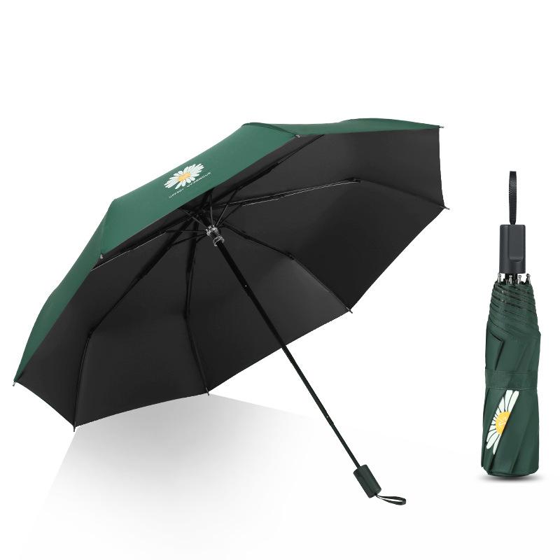 

Новый Quanzhilong GD маленький ромашковый зонт от солнца солнцезащитный крем и защита от ультрафиолета автоматический зонт diameter 98cm under the umbrella