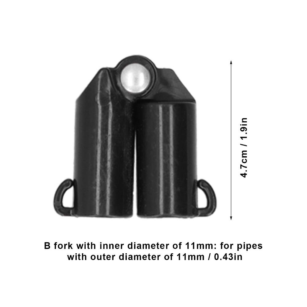10PCS Plastic Plant Stake Joint 11mm/16mm Plant Support Connector  Supporting Climbing Plants