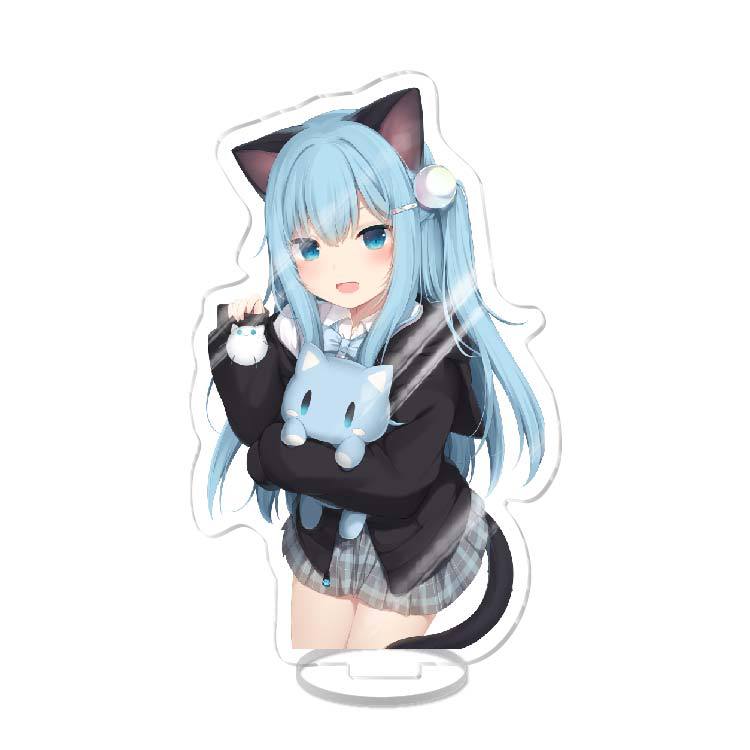 Nekoha Shizuku Acrylic Stand Model Plate Decoration Originality Desk Figure Display Fans Gifts Cartoon Prime Products Standee