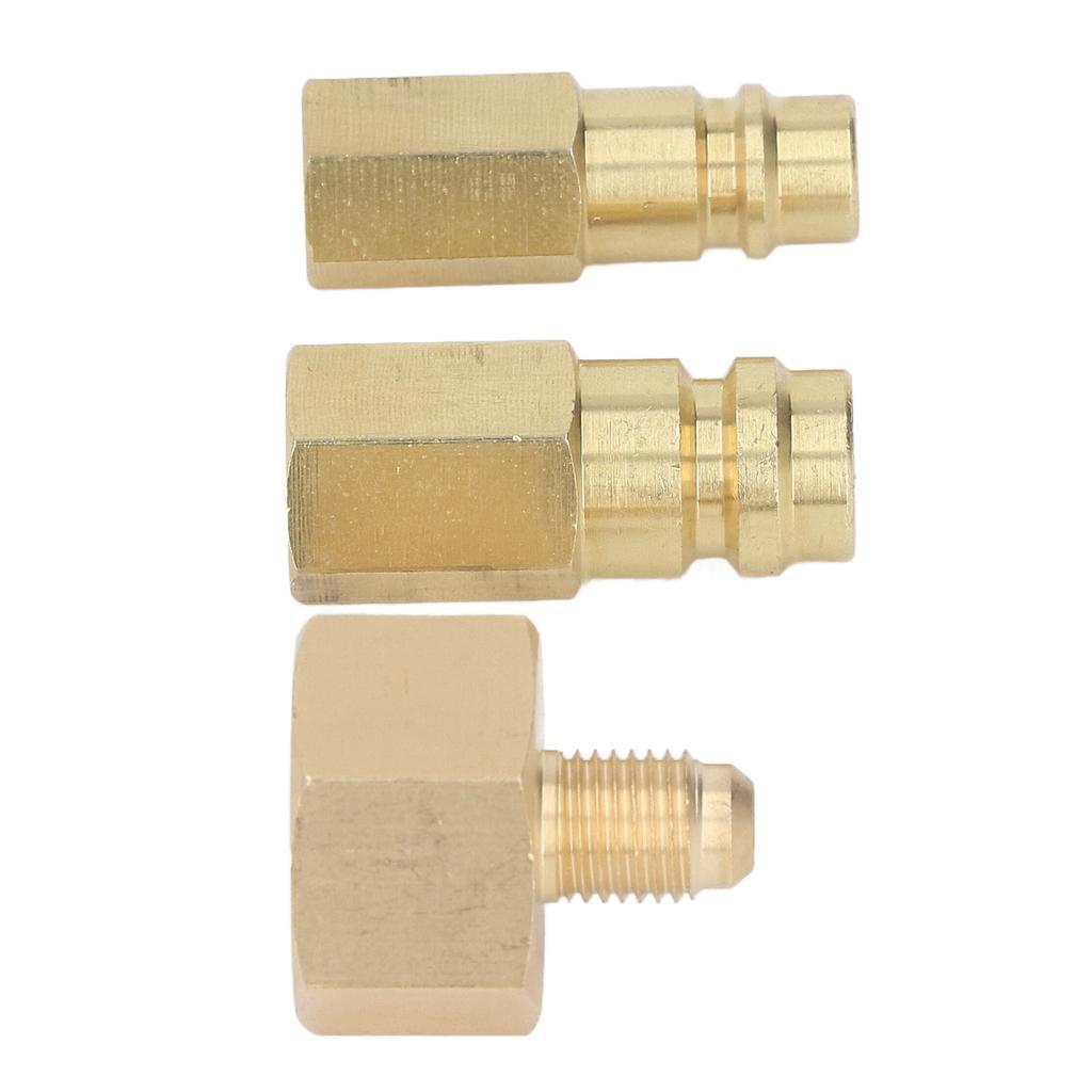 AC Conversion Adapter Parts High Low Fitting Retrofit Fitting Adapter for R134A Air Conditioner