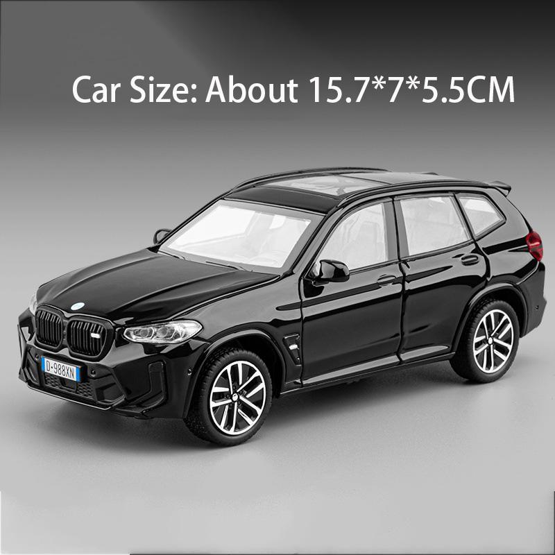 1:32 Scale LX570 X3M Car Model Toy Doors Opened Sound Light Models Pull Back Alloy Diecast Vehicle for Enthusiasts Surprise