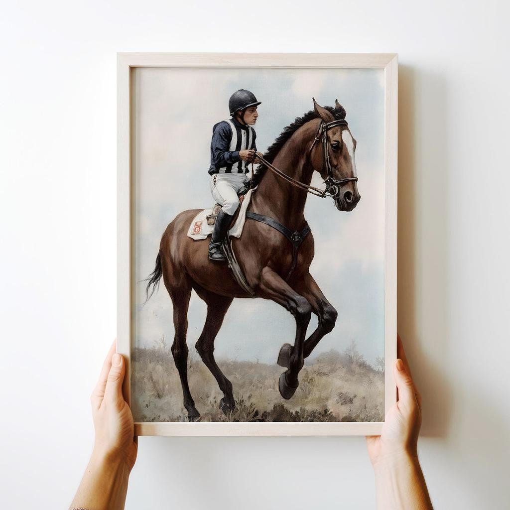 Plakat Reiter Pferd Bilder