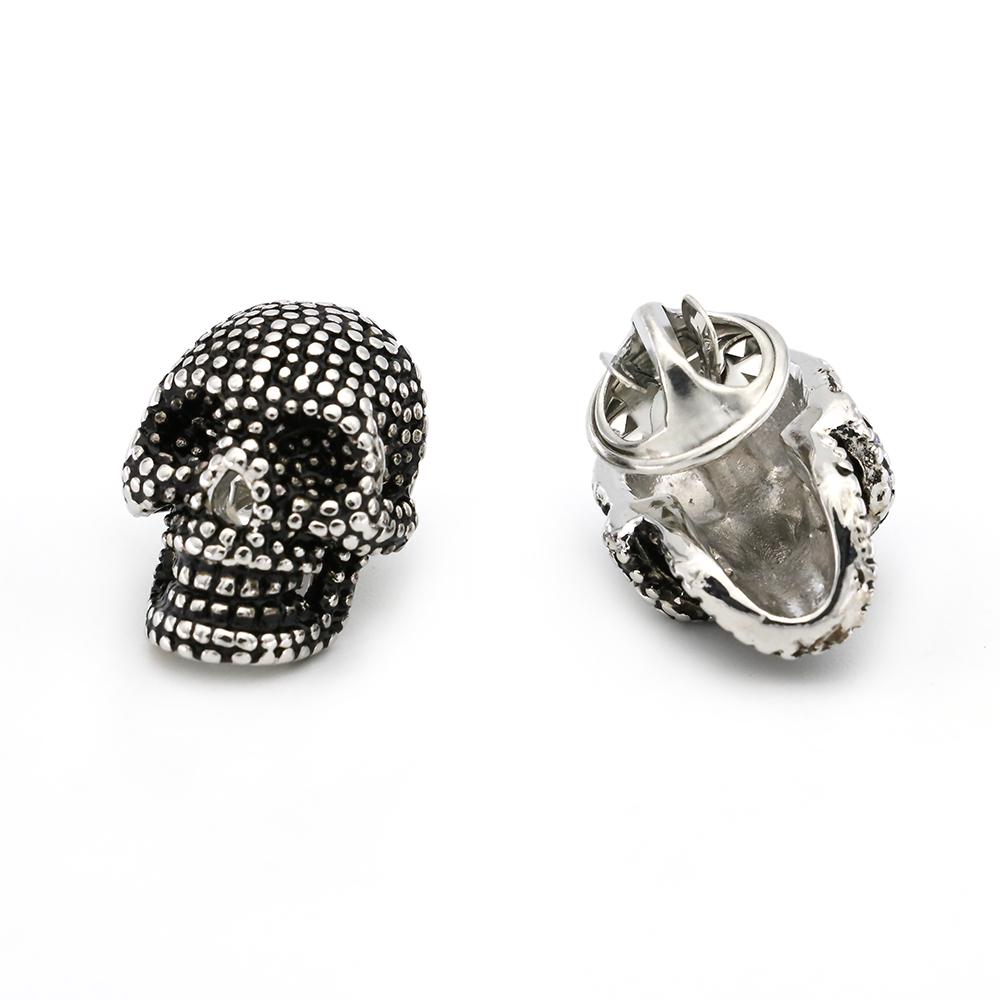 Igame New Arrival Skull Design Lapel Pin Brooches Men'S Suit Dress Studs Brooches Collar Party Engagement