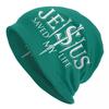 Custom Yeshua Jesus Christian Skullies Beanies Caps Unisex Winter Warm Knitting Hat Street Adult Bonnet Hats Outdoor Ski Cap