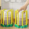 Kitchen Cupboard Household Retractable Bowl Plate Basin Drain Rack Multi-Function Desktop Dish Rice Bowl Storage Rack
