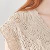MAXZA Crochet Knitting V Neck Vest zb08Vt601