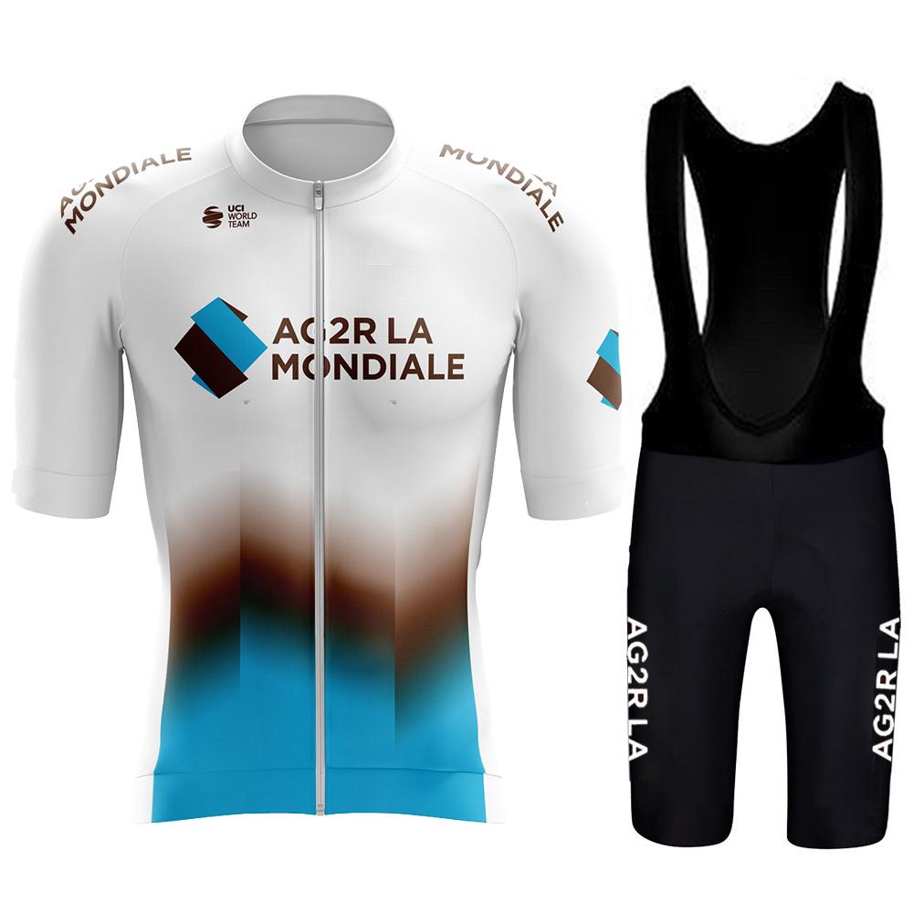 

2026 Ag2r Cycling Bib Bike Man Tricuta Costume Men s Mtb Maillot Shorts Jacket Jersey Uniform Pants Outfit 2026 Gel Summer Clothes Asian size - L