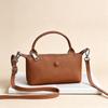 Simple mini handbag women's removable shoulder strap daily messenger bag solid color messenger bag