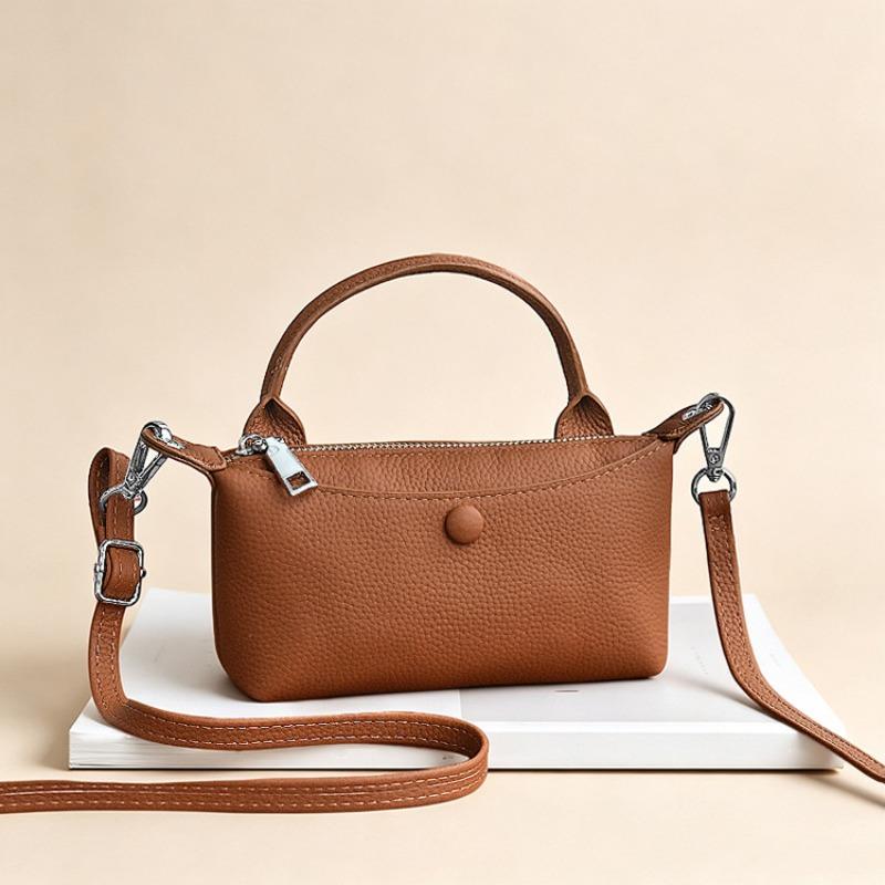 Simple mini handbag women's removable shoulder strap daily messenger bag solid color messenger bag