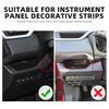 Real Soft Carbon Fiber Sticker For Toyota RAV4 XA50 2019 2020 2025 2025 2025 2025 2025 LHD RHD Car Dashboard Decor Strip Trim