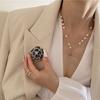 Professional Amasht Pearl Camellia Corsage Women'S Temperament Small Fragrant Brooch Retro Suit Sweater Pin