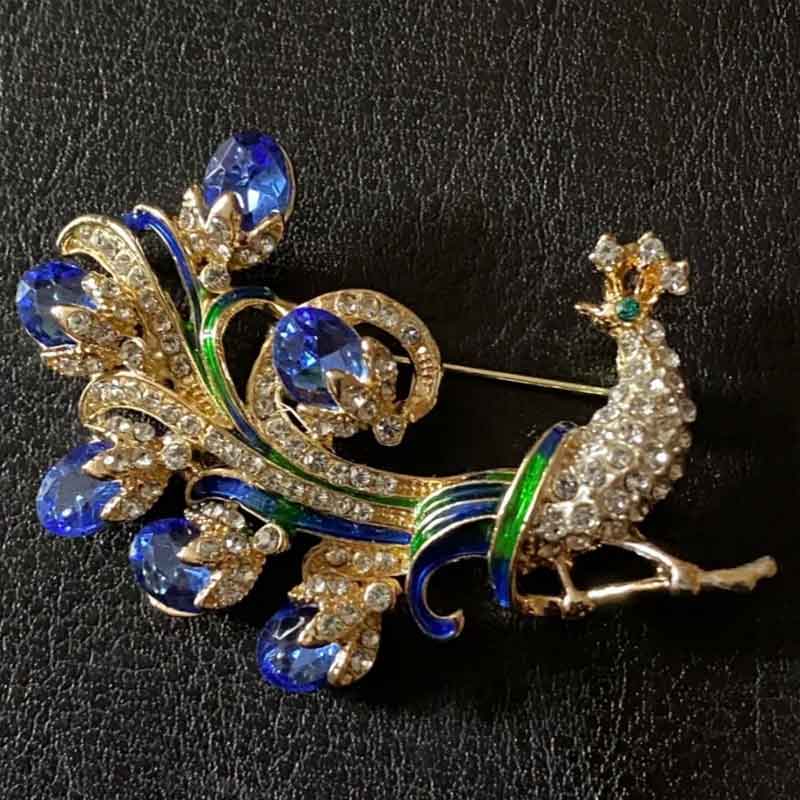 

Роскошная многоцветная брошь-булавка «Павлин» с кристаллами циркона, праздничные подарки для женщин