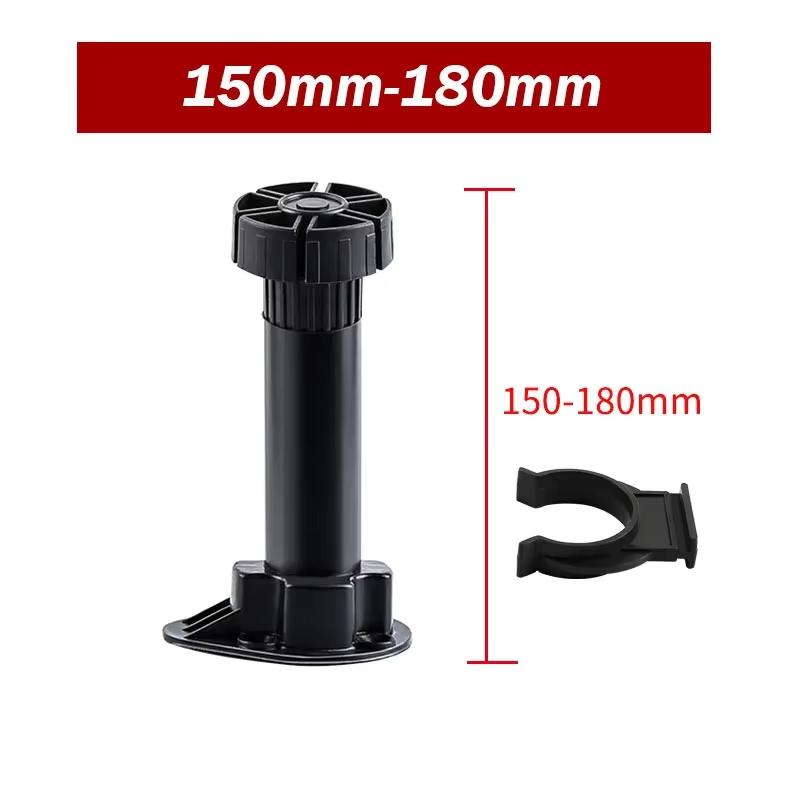 1 pz Altezza:Piedini Regolabili in Altezza 60/80/100/120/150mm per Mobili da Cucina e Bagno, Piedi Robusti Livellatori per Armadi