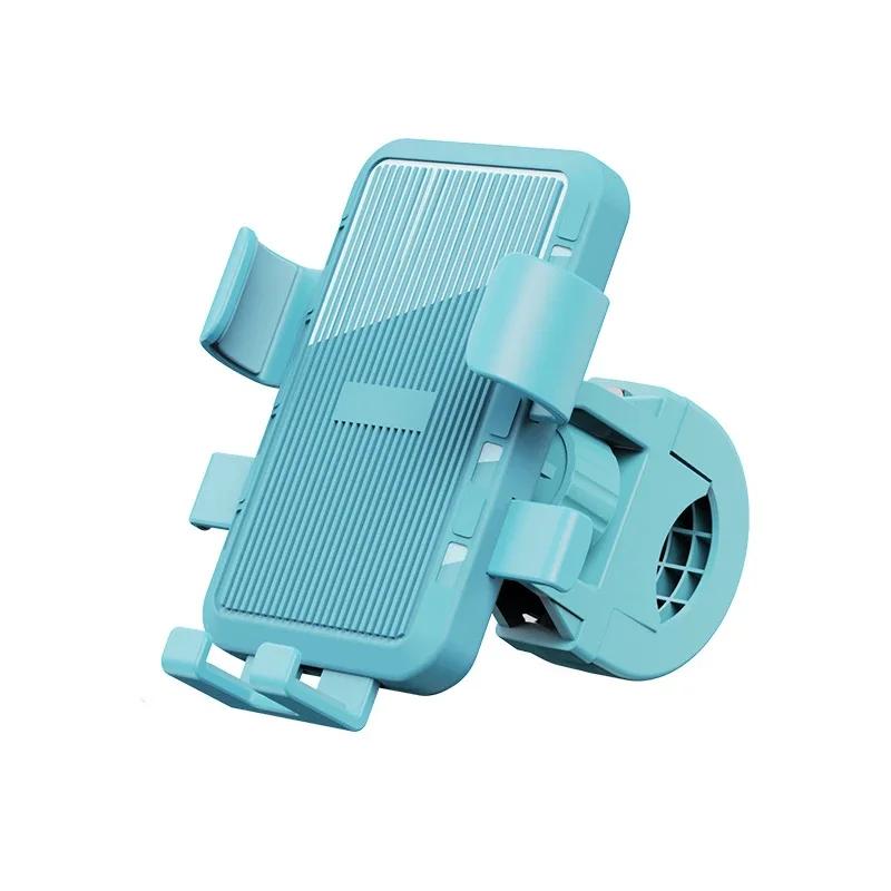 VIKEFON Мотоцикл Велосипед Держатель Подставка для Мобильного Телефона Электромобиль Скутер Велоспорт Горный Крепление на Руль для Телефона для iPhone синий