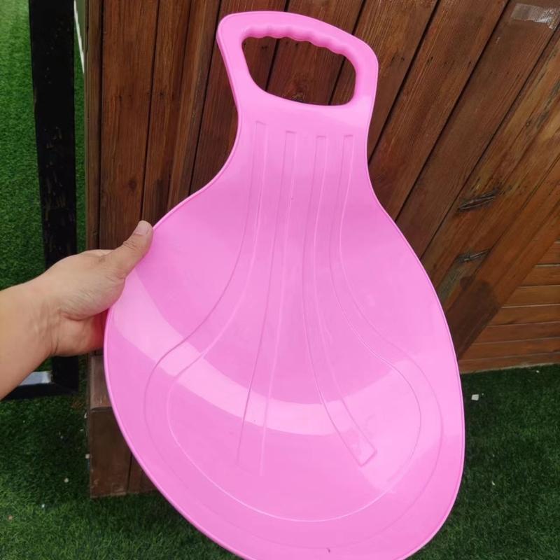 Downhill Sled Snowboard for Kids Snow Grass & Sand Boarding Kids Snow Sled Board Outdoor Winter Skiing Board with Handle