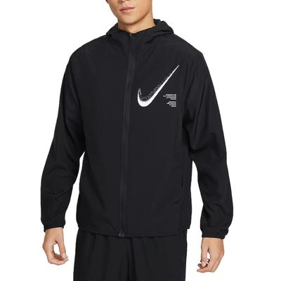 Jachetă cu glugă și fermoar, cu mânecă lungă, Dri-Fit Form, cu uscare rapidă, pentru bărbați, jachete IF2200-010