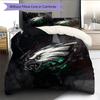Philadelphia Eagles Pattern Bedding Quilt Set  Home Decoration  Gift (1 * duvet cover + 2 * pillowcase  without core)