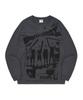 Physical Department Cartoon Basketball T-Shirt Blue Charcoal
