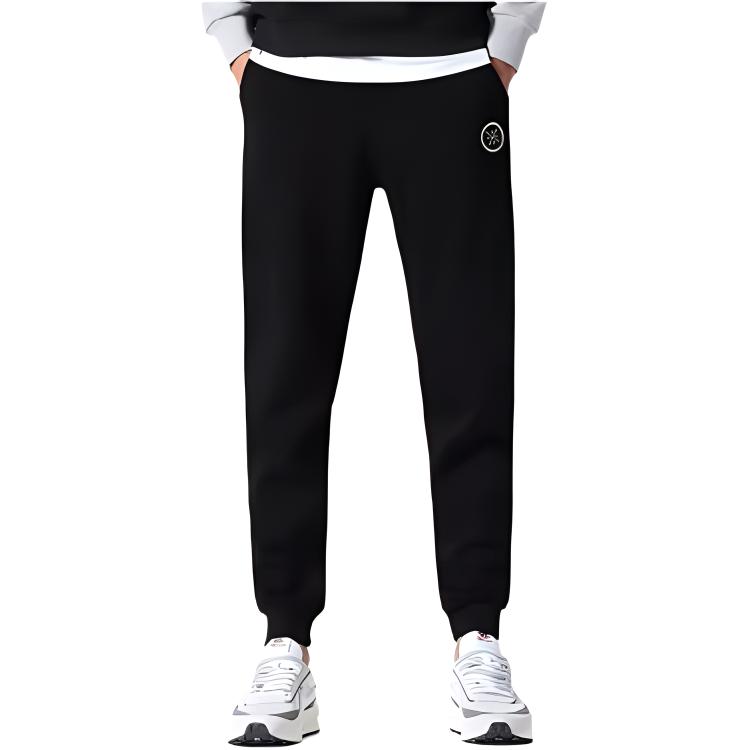 

Мужские повседневные брюки свободного кроя с манжетами Li Ning Wade Series, черные YKLU323-1 L